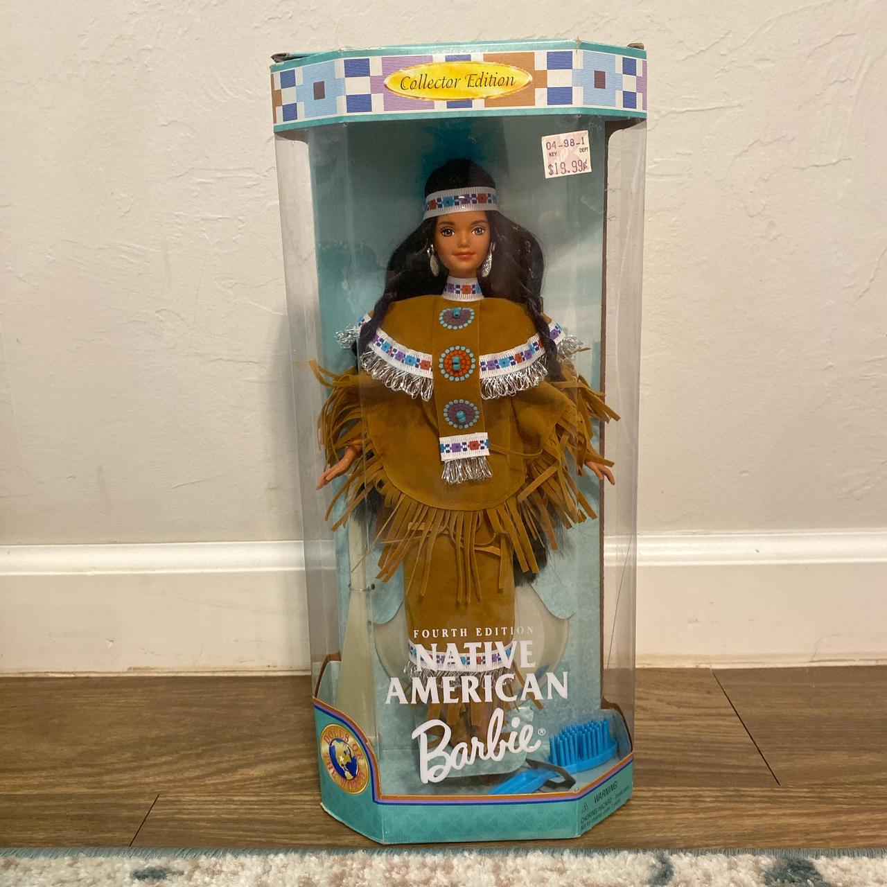 Fourth edition native american barbie on sale