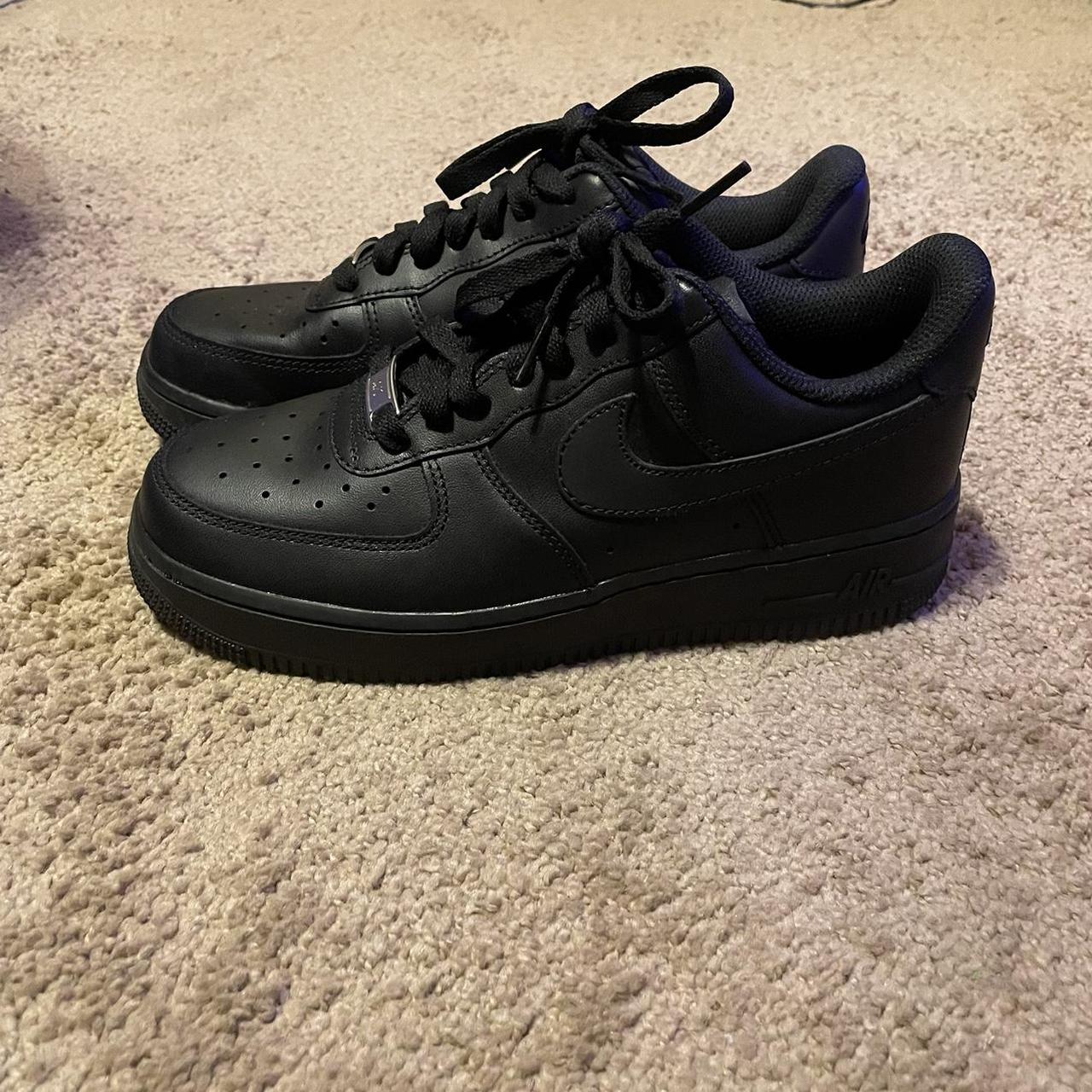 footlocker black air force ones