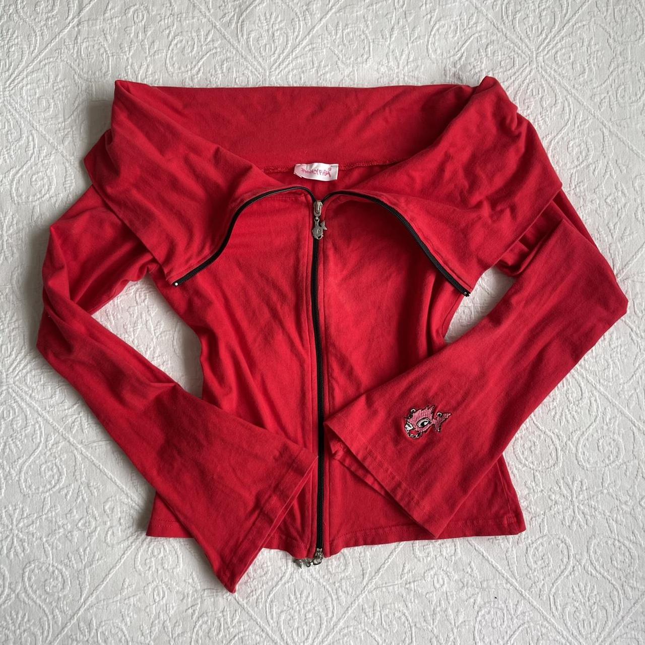Punkyfish Women s Red Top Depop punkyfish-women-s-red-top-depop