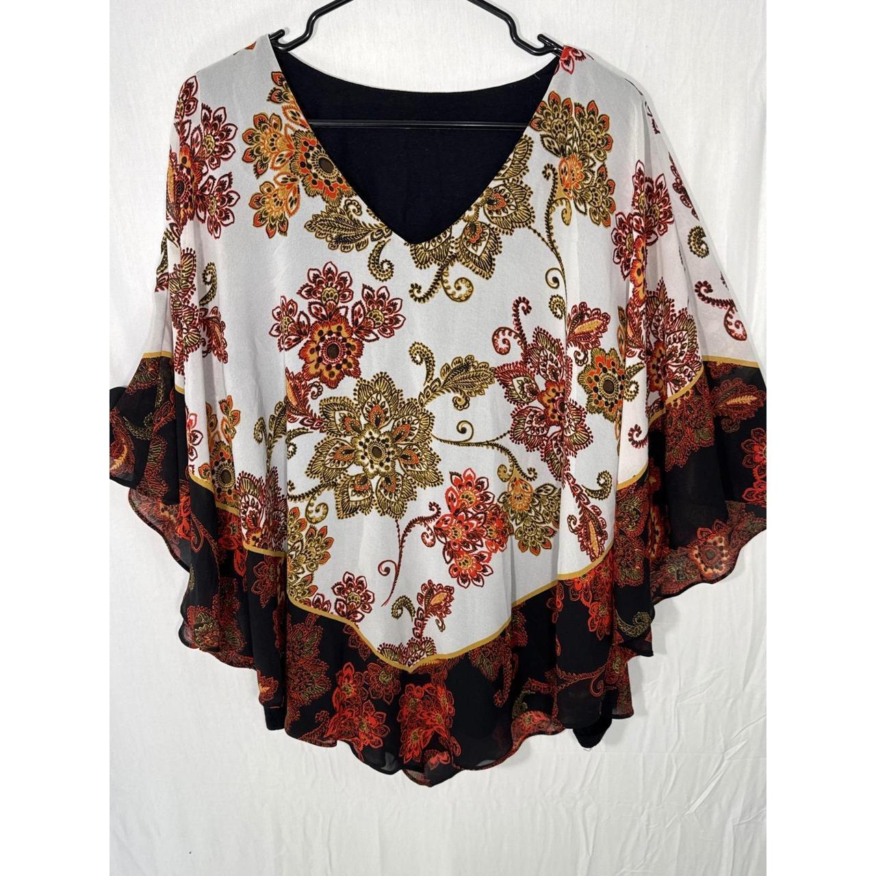 Ruby Rd. Women's Blouse - Multi/Black - XXL – Rub… - image 1