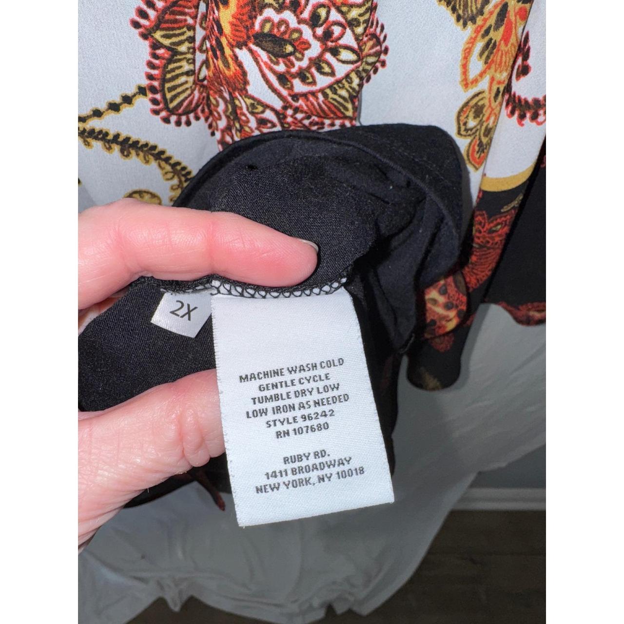 Ruby Rd. Women's Blouse - Multi/Black - XXL – Rub… - image 2