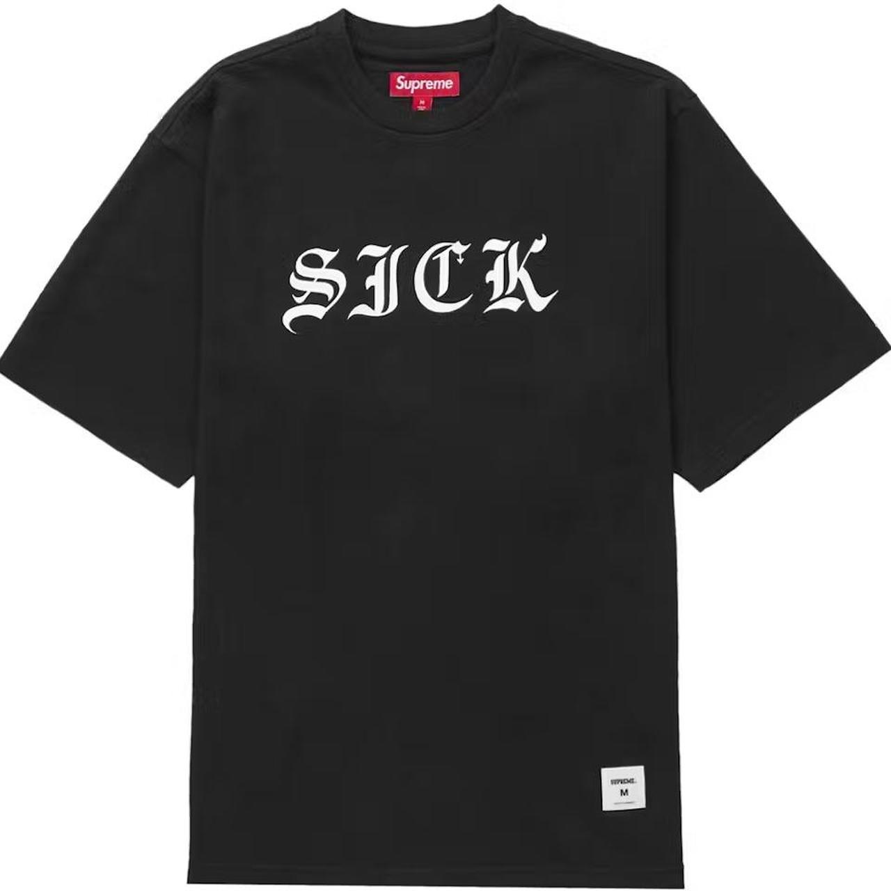 Under Retail DS Supreme S S24 Sick Black Tee MSRP 68 Depop