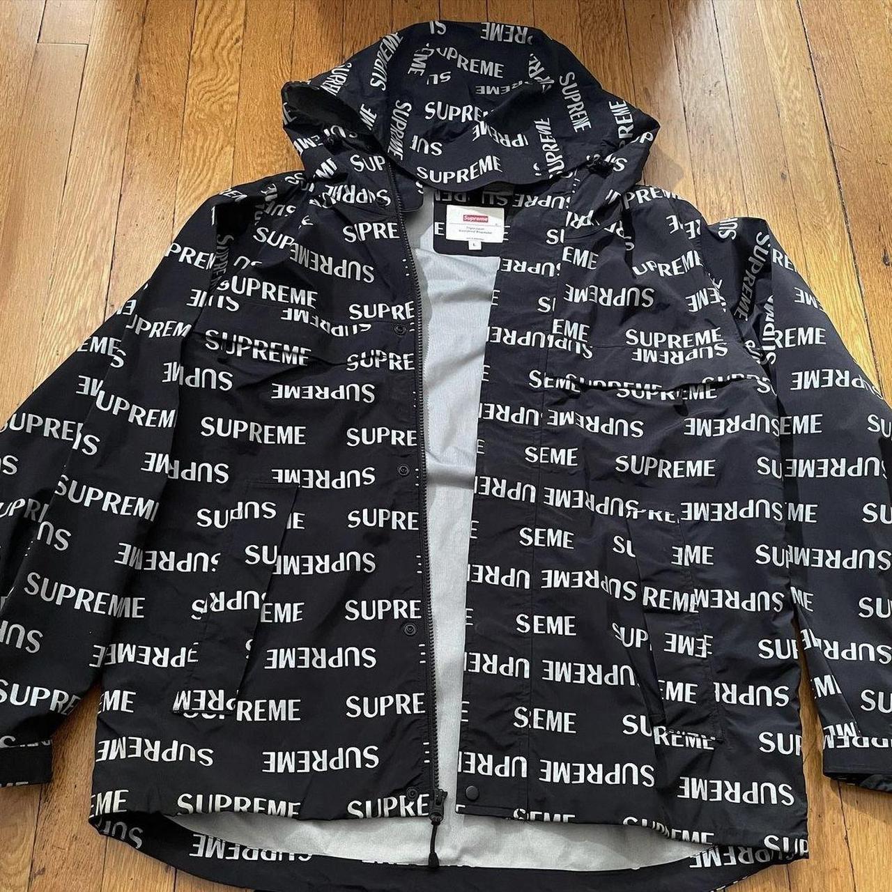 3m Reflective Supreme Taped Seam Jacket Red Tiny Cottons Oversized