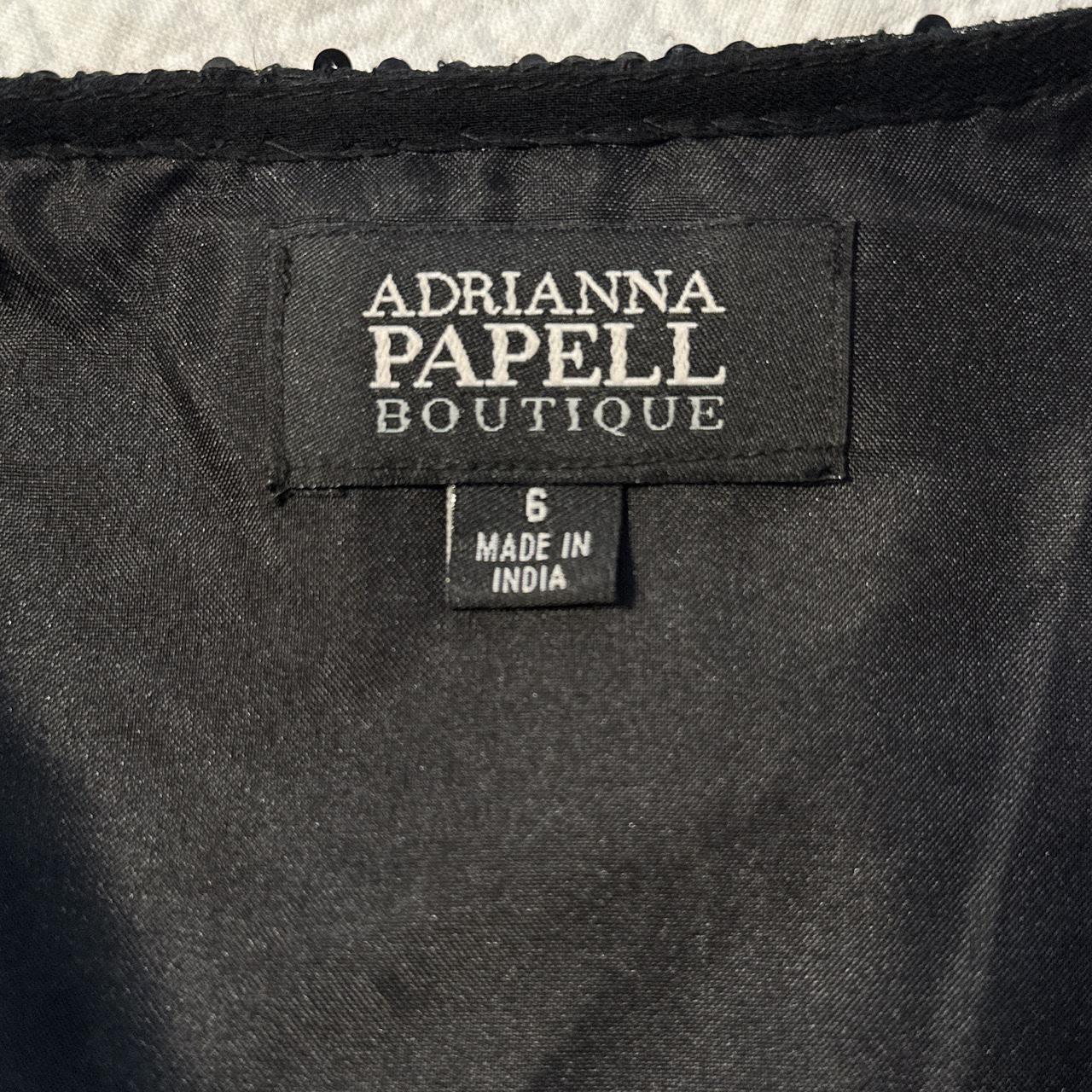 Adrianna Papell Women's Black Crop-top (4)