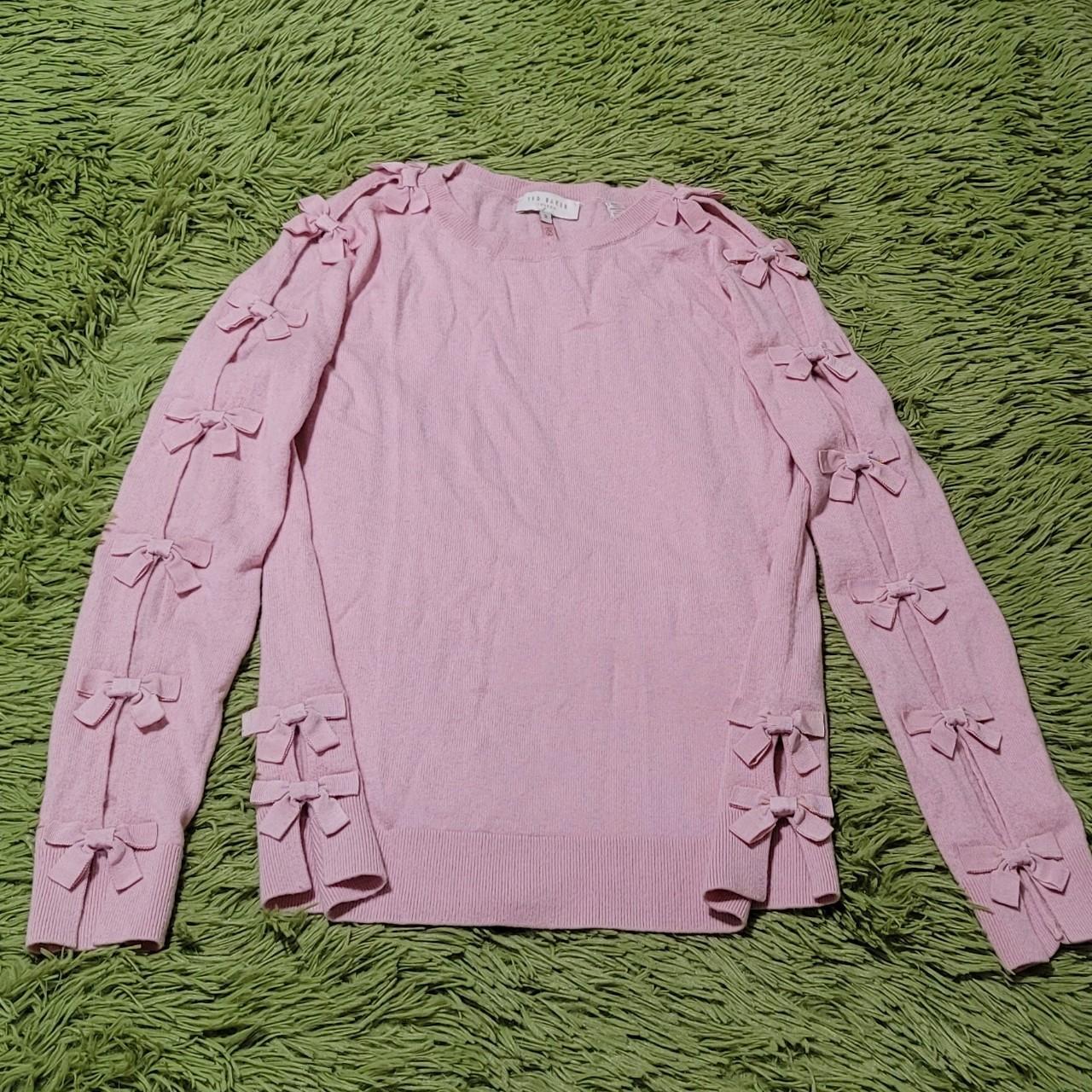 Ted Baker Bow Sweater in Pink Please No PayPal. Depop