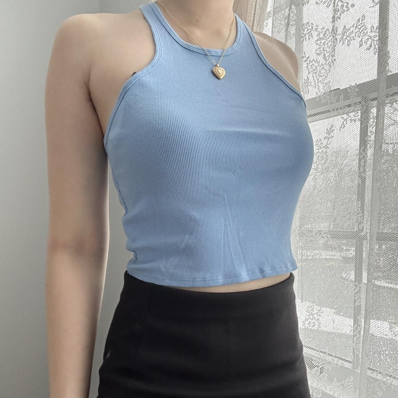 Women's Blue Vest | Depop