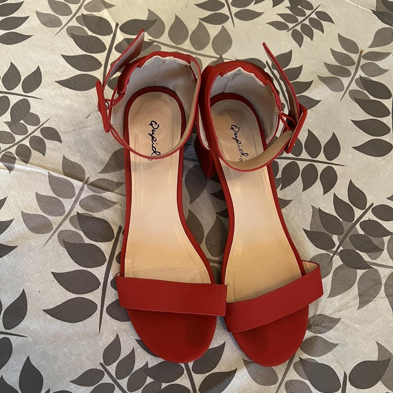 Womens red outlet sandals size 8