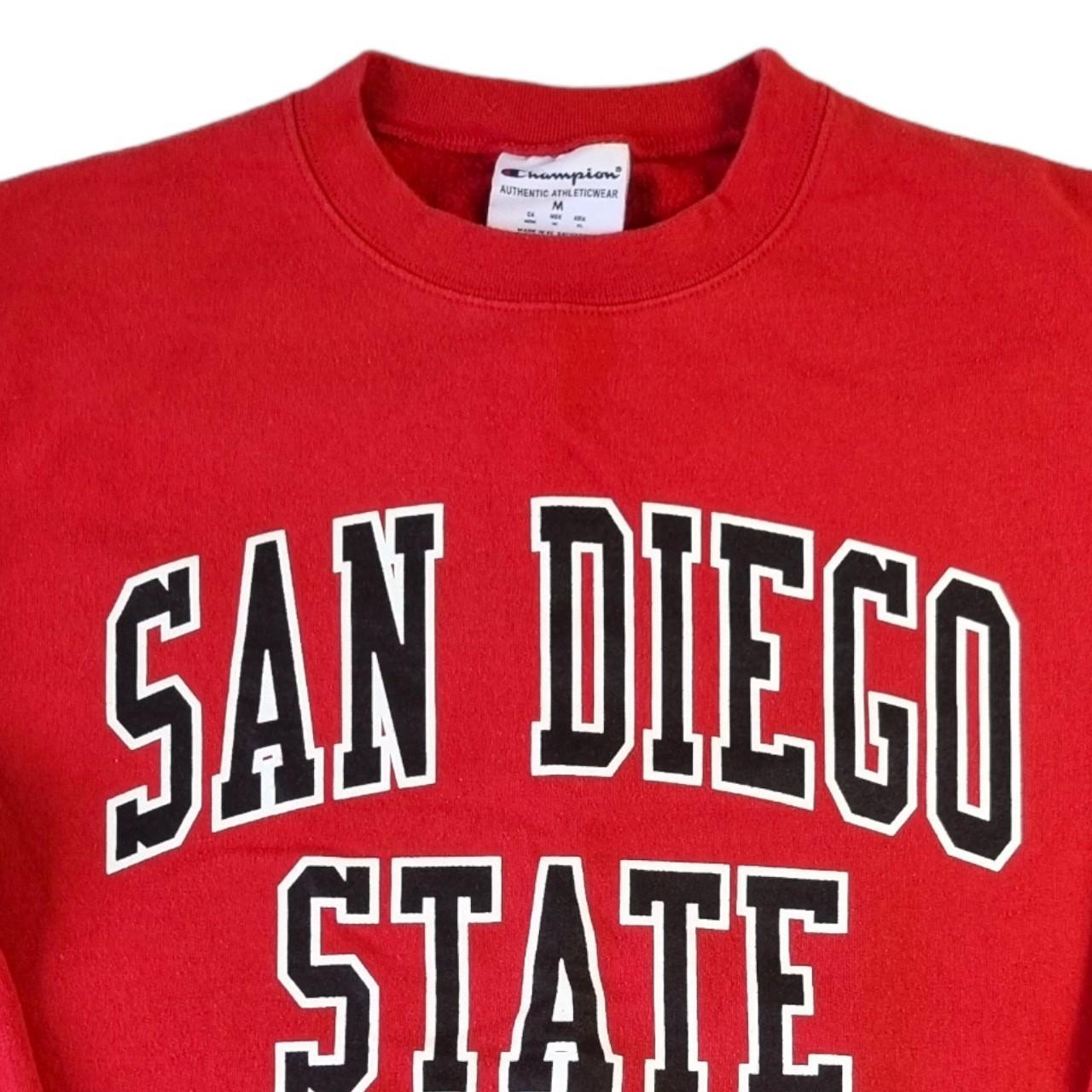 Vintage Champion San Diego State Aztecs Sweatshirt... - Depop