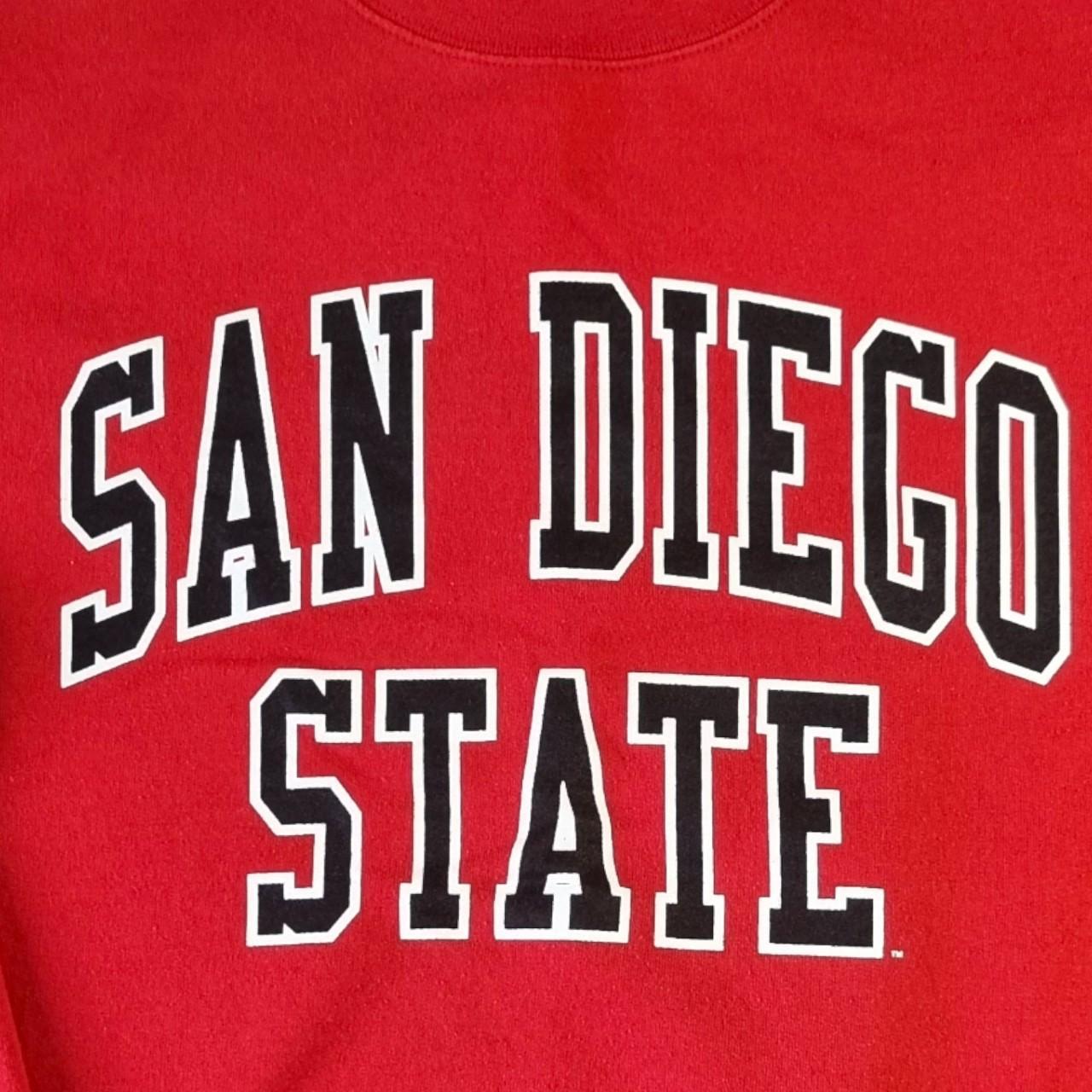 Vintage Champion San Diego State Aztecs Sweatshirt... - Depop