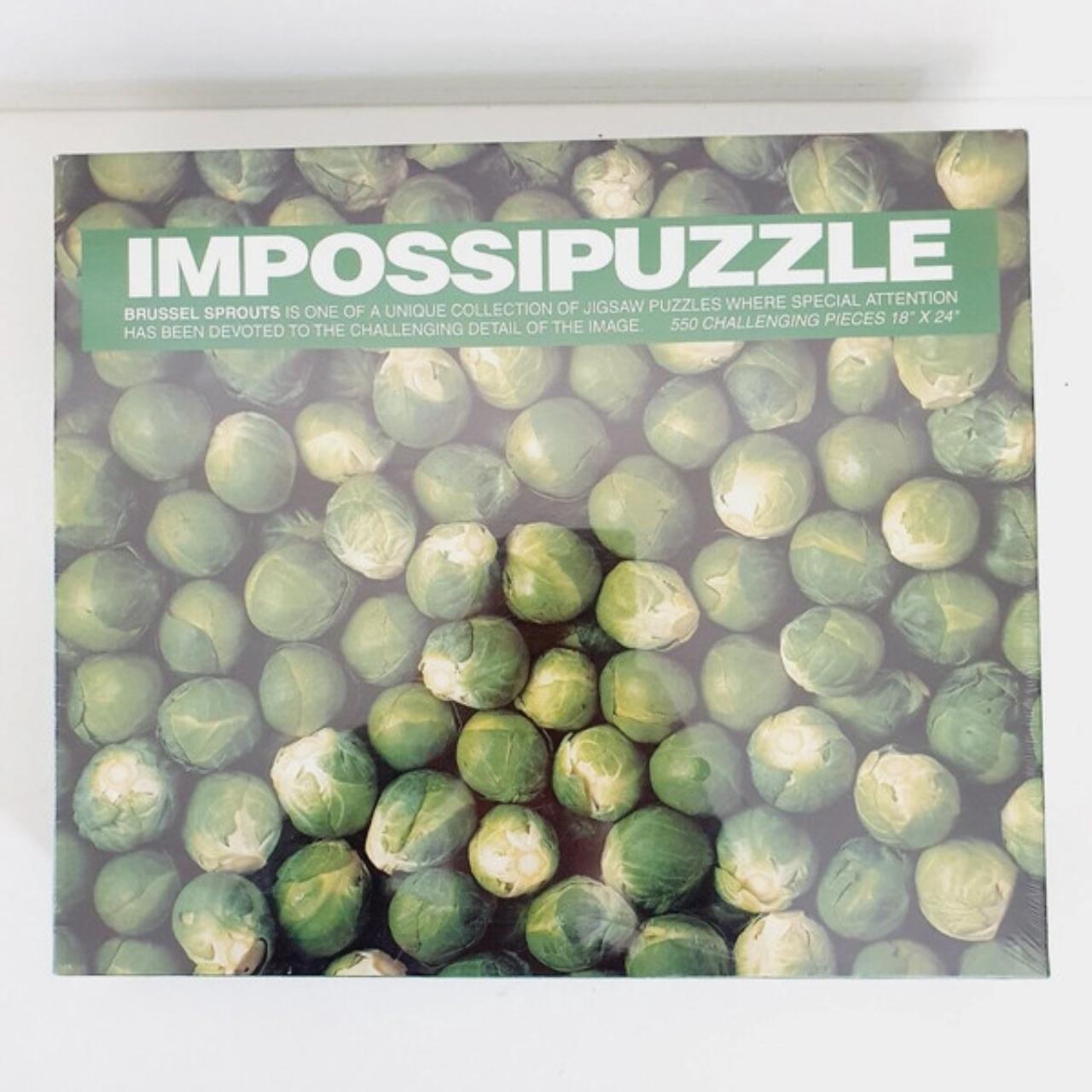 Impossipuzzle jigsaw Puzzle Brussel sprouts 550... Depop