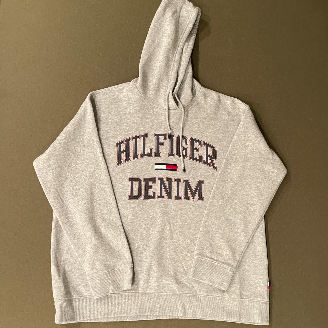 Tommy Hilfiger Denim Hoodie (Thin) - Depop