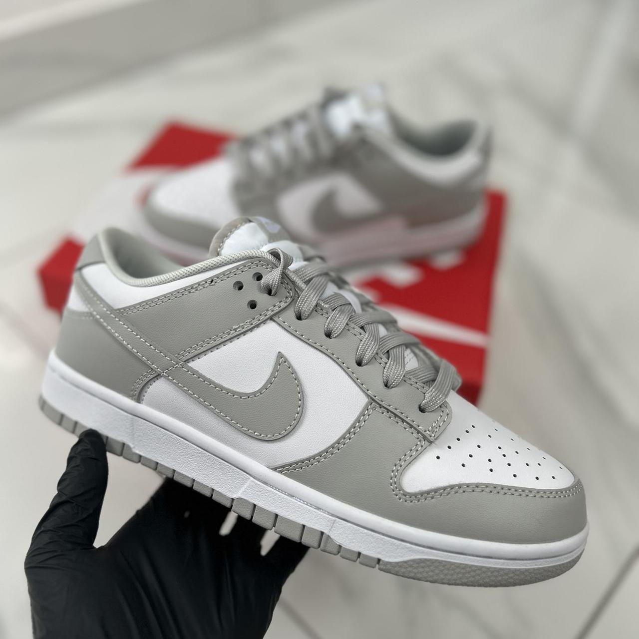 -Grey Fog Nike Dunk Low. -Size: 6.5(UK) -Price Is... - Depop