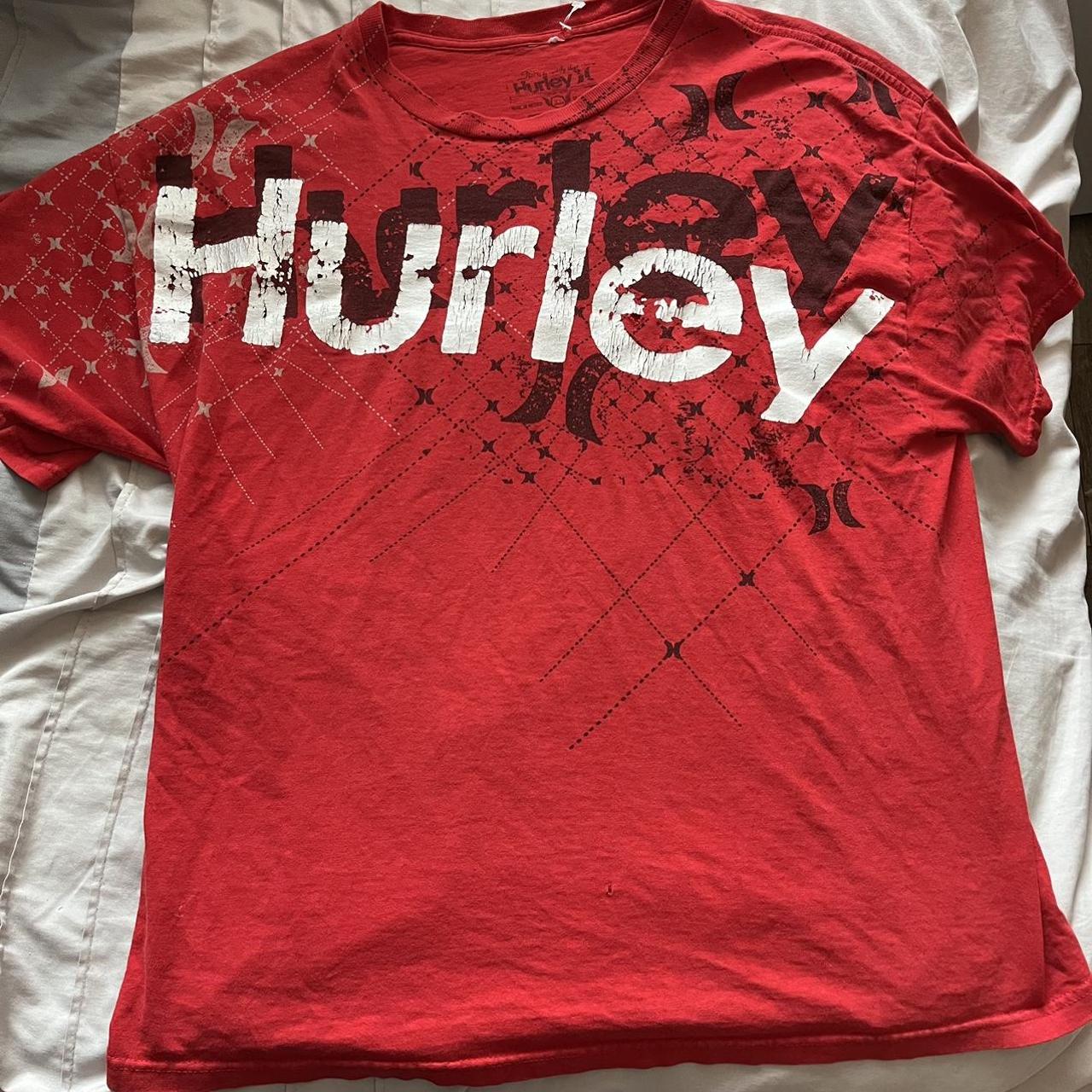 Red 2025 hurley shirt