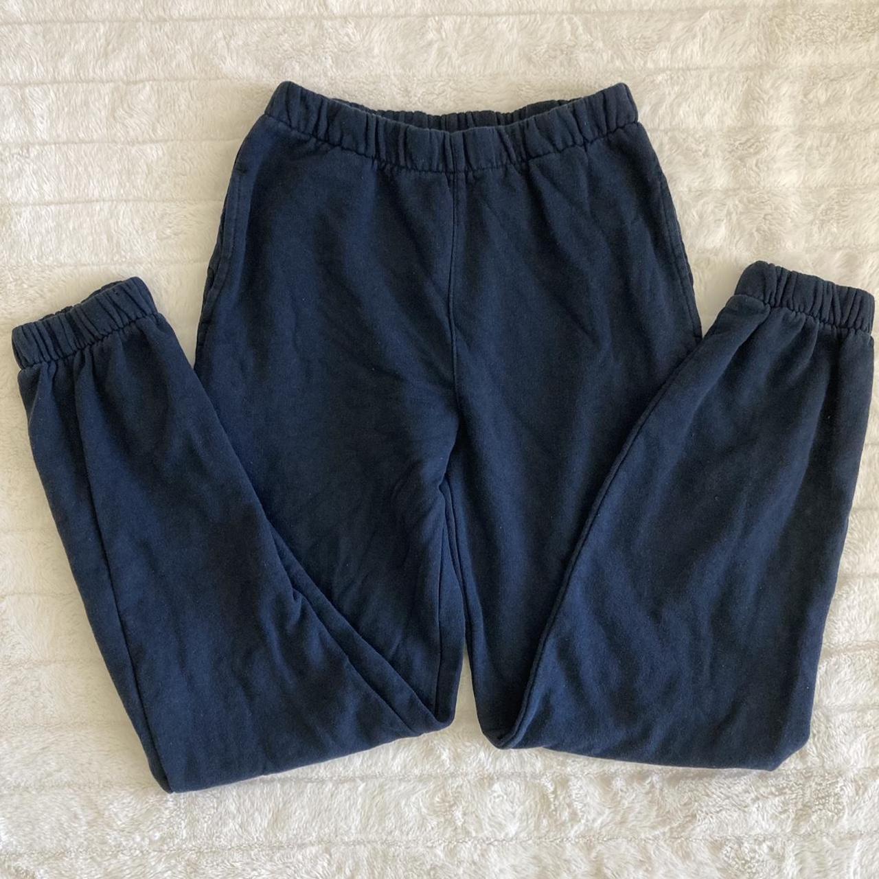 Brandy Melville Women's Navy Joggers-tracksuits | Depop