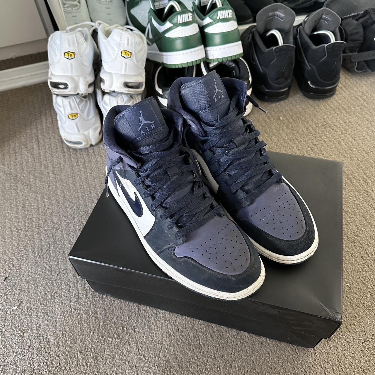 jordan 1 high obsidian sanded purple