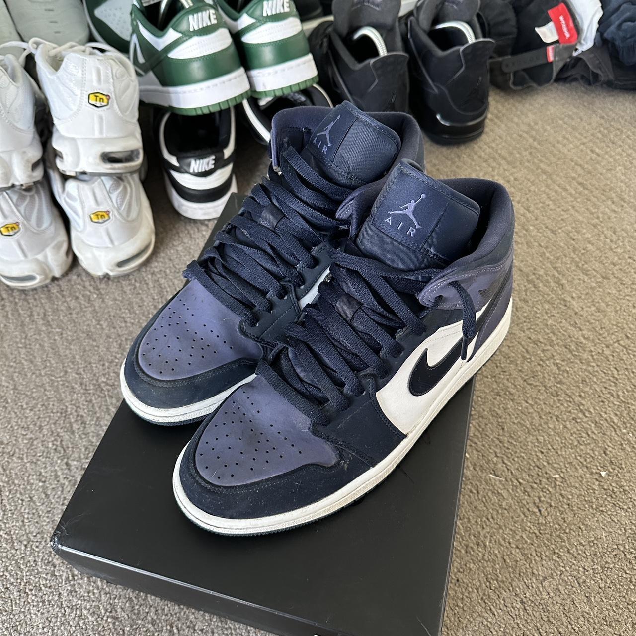 jordan 1 high obsidian sanded purple