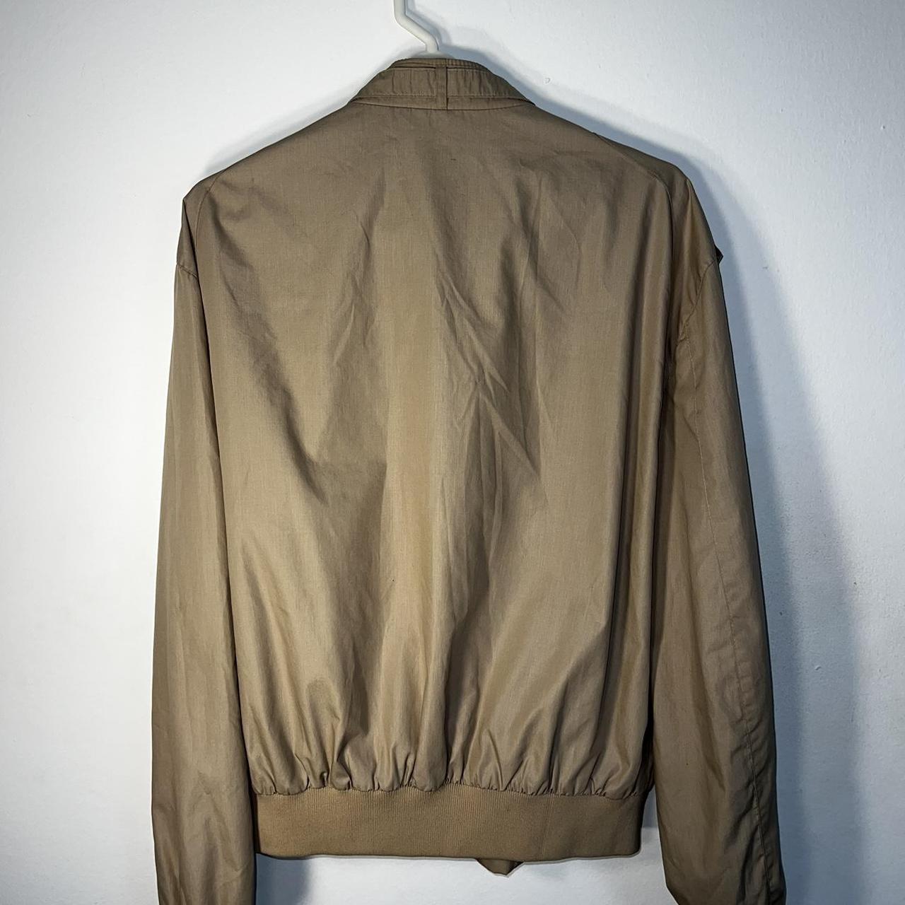 Members Only Men's Tan and Cream Jacket | Depop