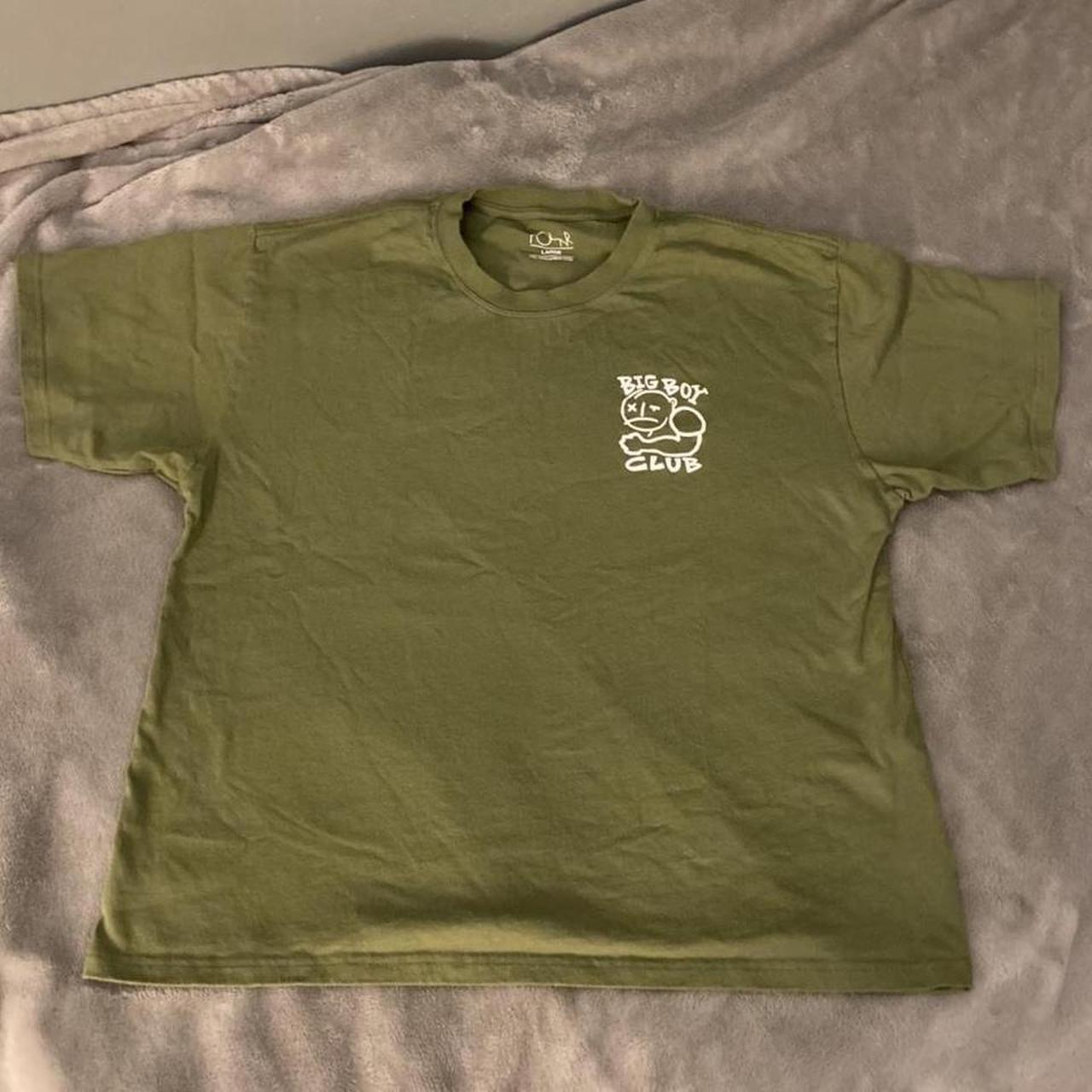 Polar skate co big boy club Tshirt Green Size... Depop