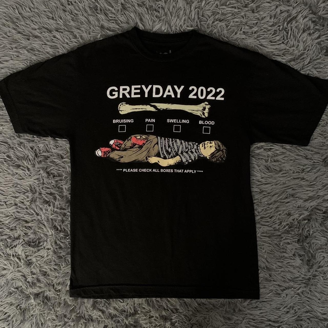 G59 Suicide boys greyday tour 2022 $B Size L Near... - Depop