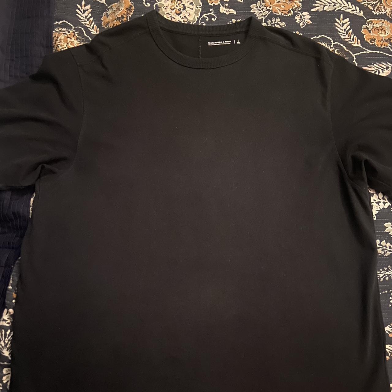 plain black abercrombie mens 