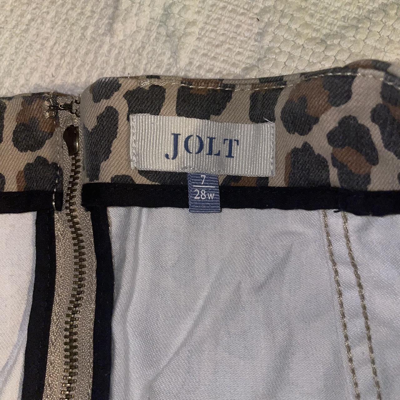 Jolt Cheetah print mini skirt Size 28 Like new