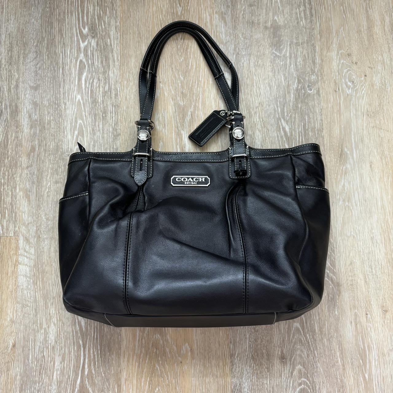 Coach black satchel offers 14X9