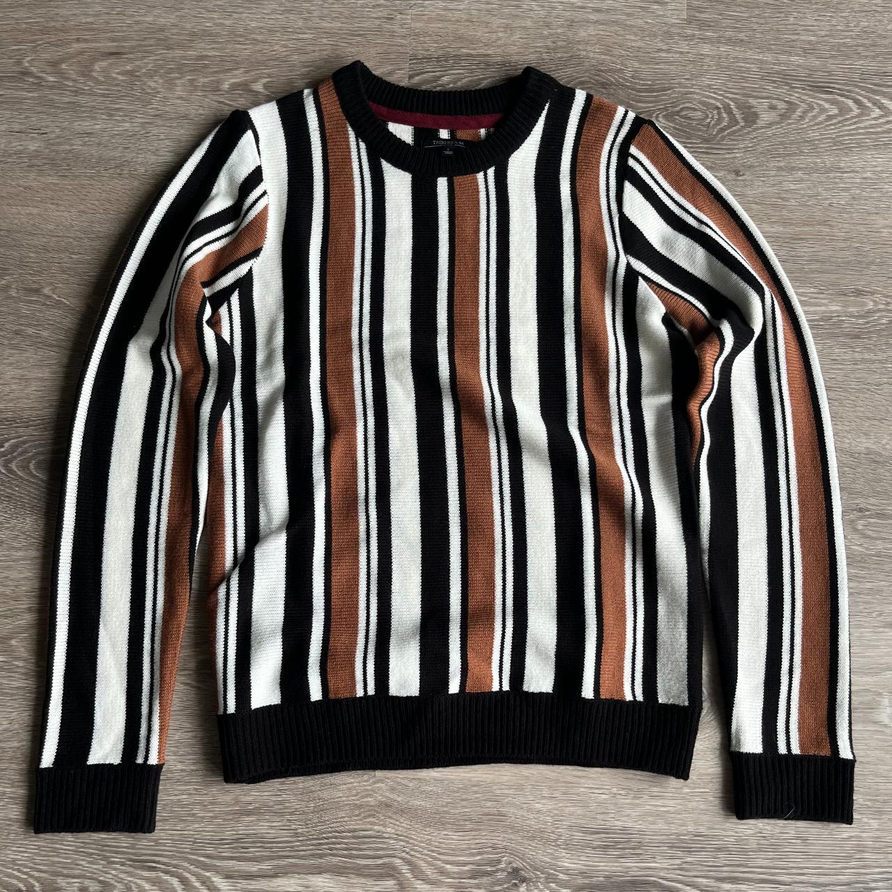 Vertical striped sweater on sale mens