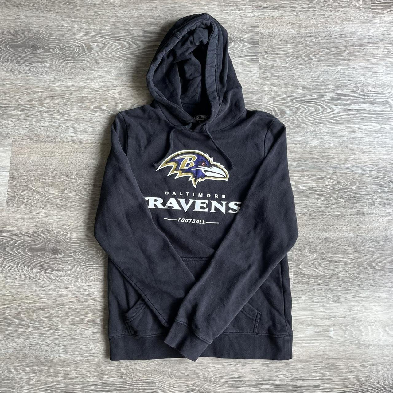 Black Ravens Fanatics Hoodie Men’s Size... Depop