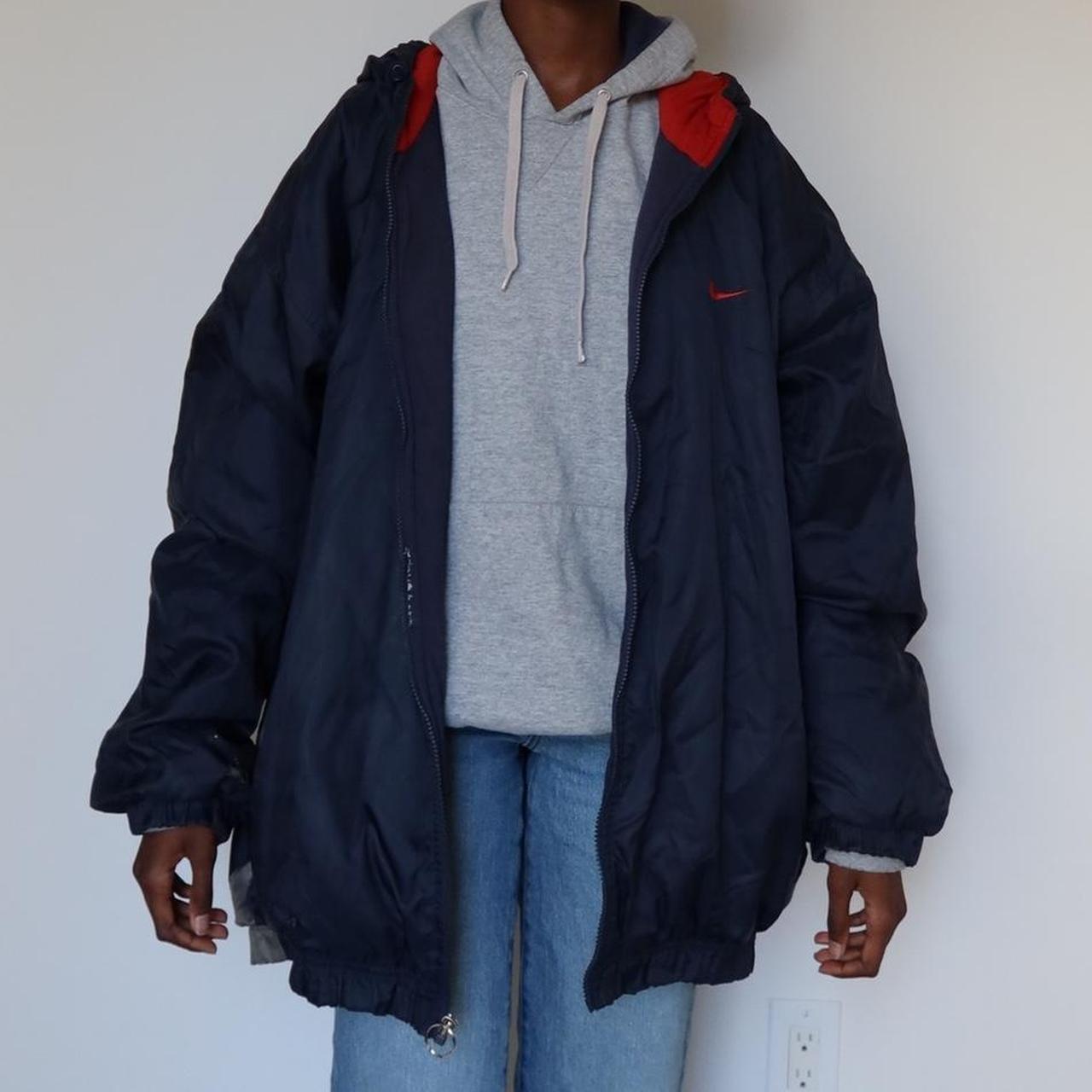 oversized nike coat