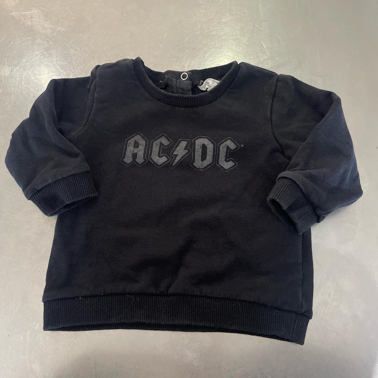 Cotton on baby AC/DC sweater size 0 (6-12... - Depop