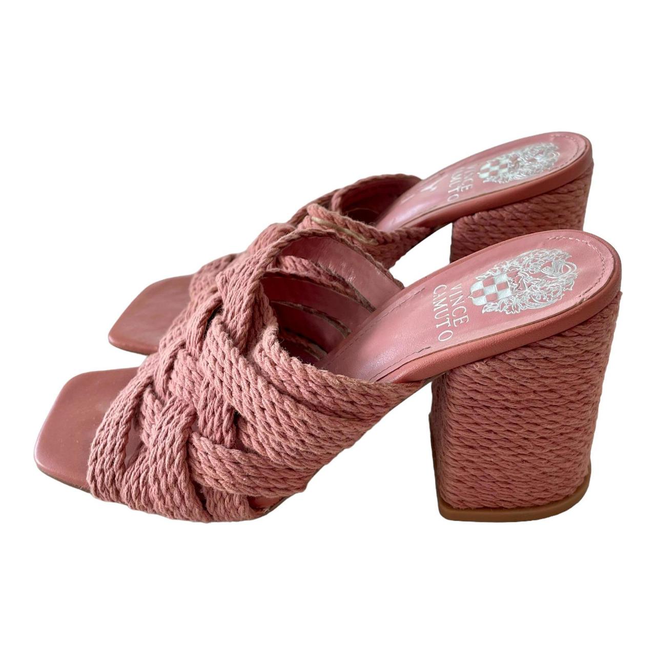 Vince camuto pink fashion mules