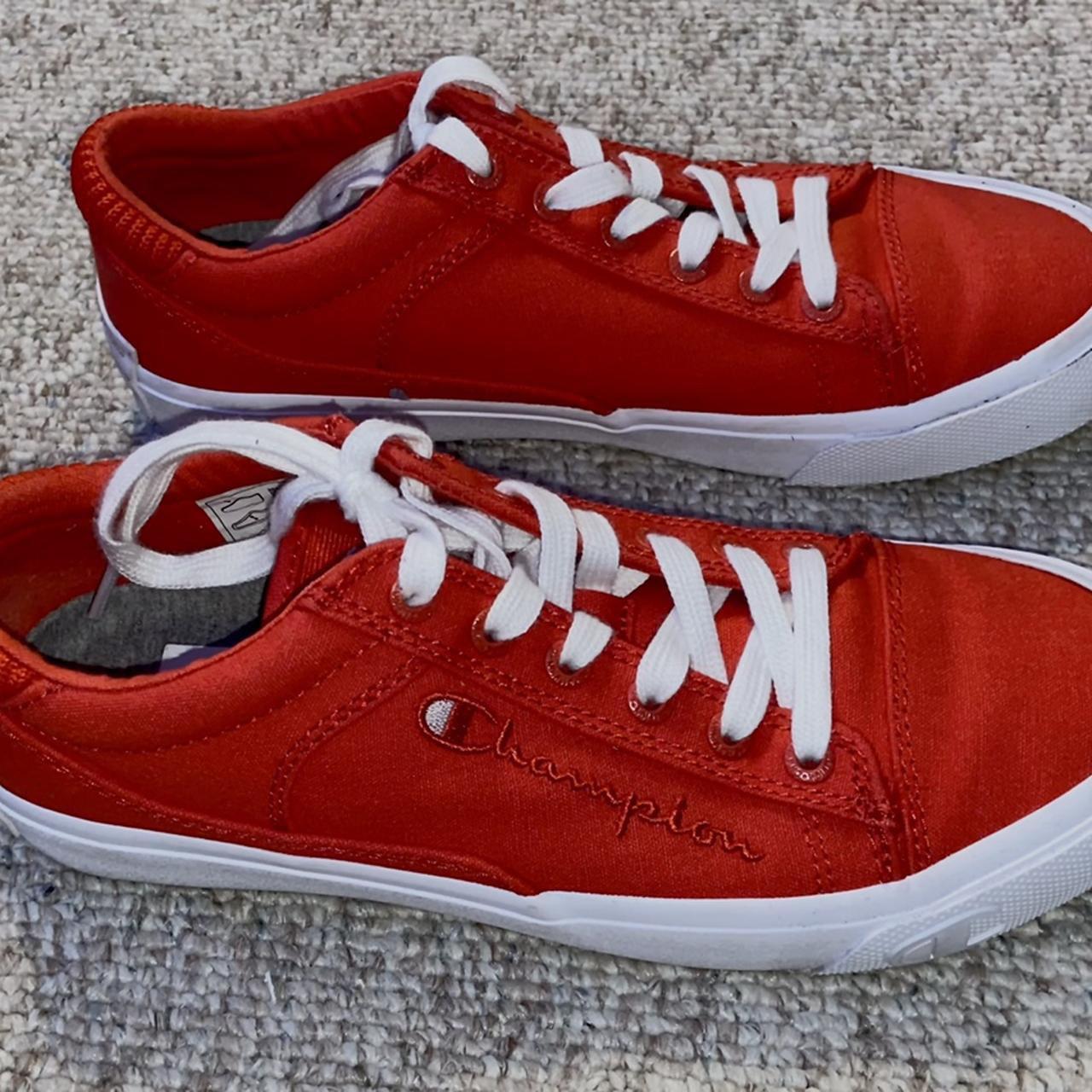 Womens red champion store shoes