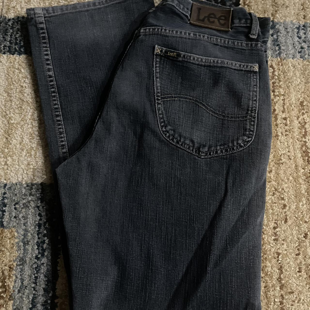 Lee Ryders Jeans -Y2K -faded black/dark blue -32... - Depop