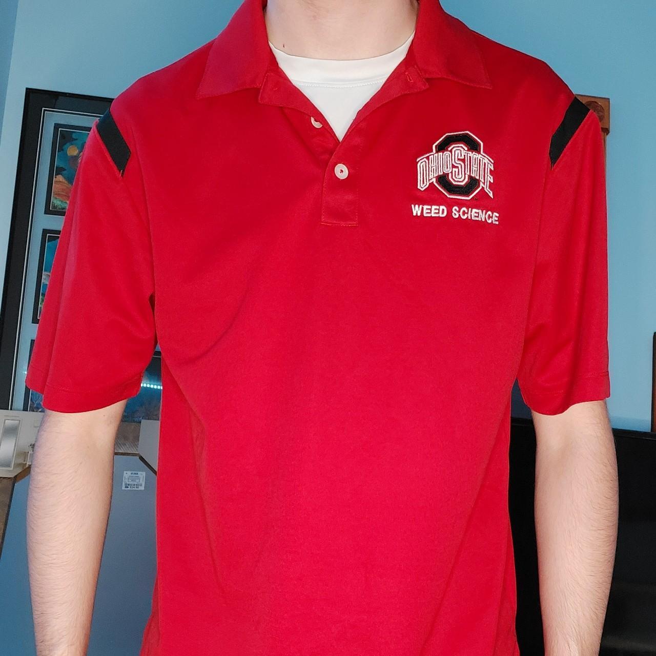 Nike Men's Black and Red Polo-shirts (2)