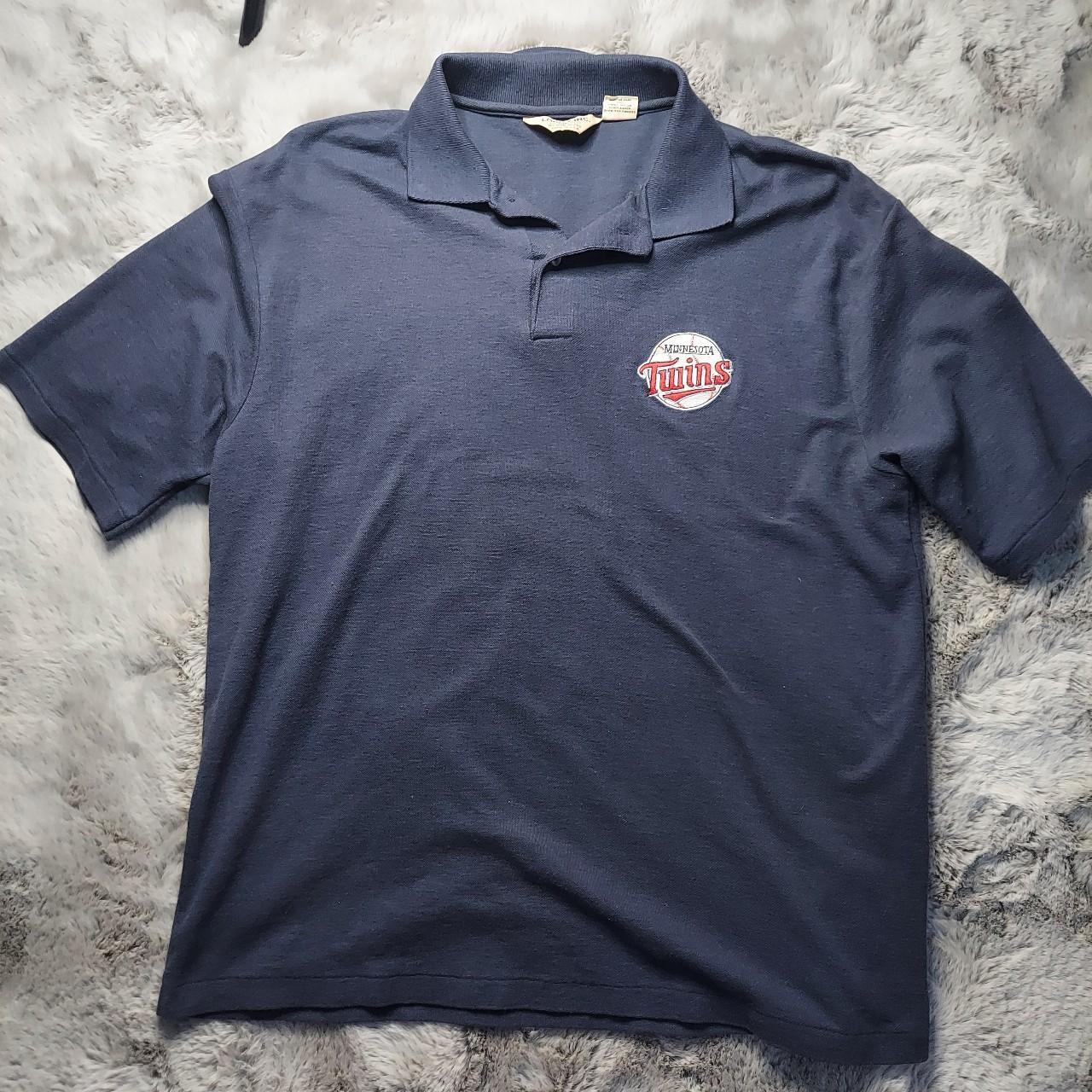 Logo 7 minnesota twins polo shirt Pretty clean good... - Depop