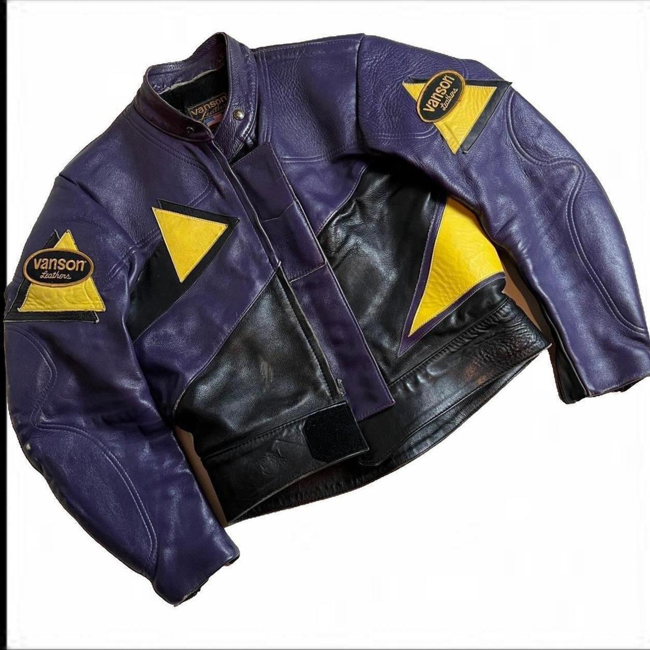 Vanson leather motorcycle on sale jacket