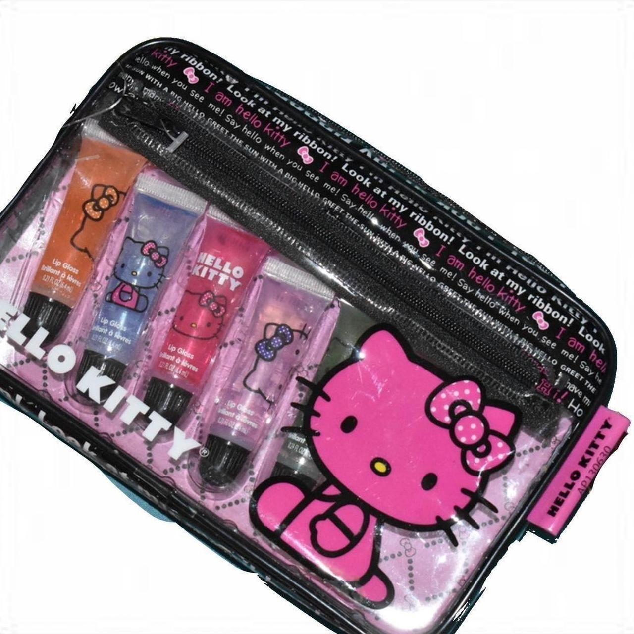 TWO LIPGLOSS BUNDLE KEYCHAIN HELLO KITTY KEYCHAIN - Depop