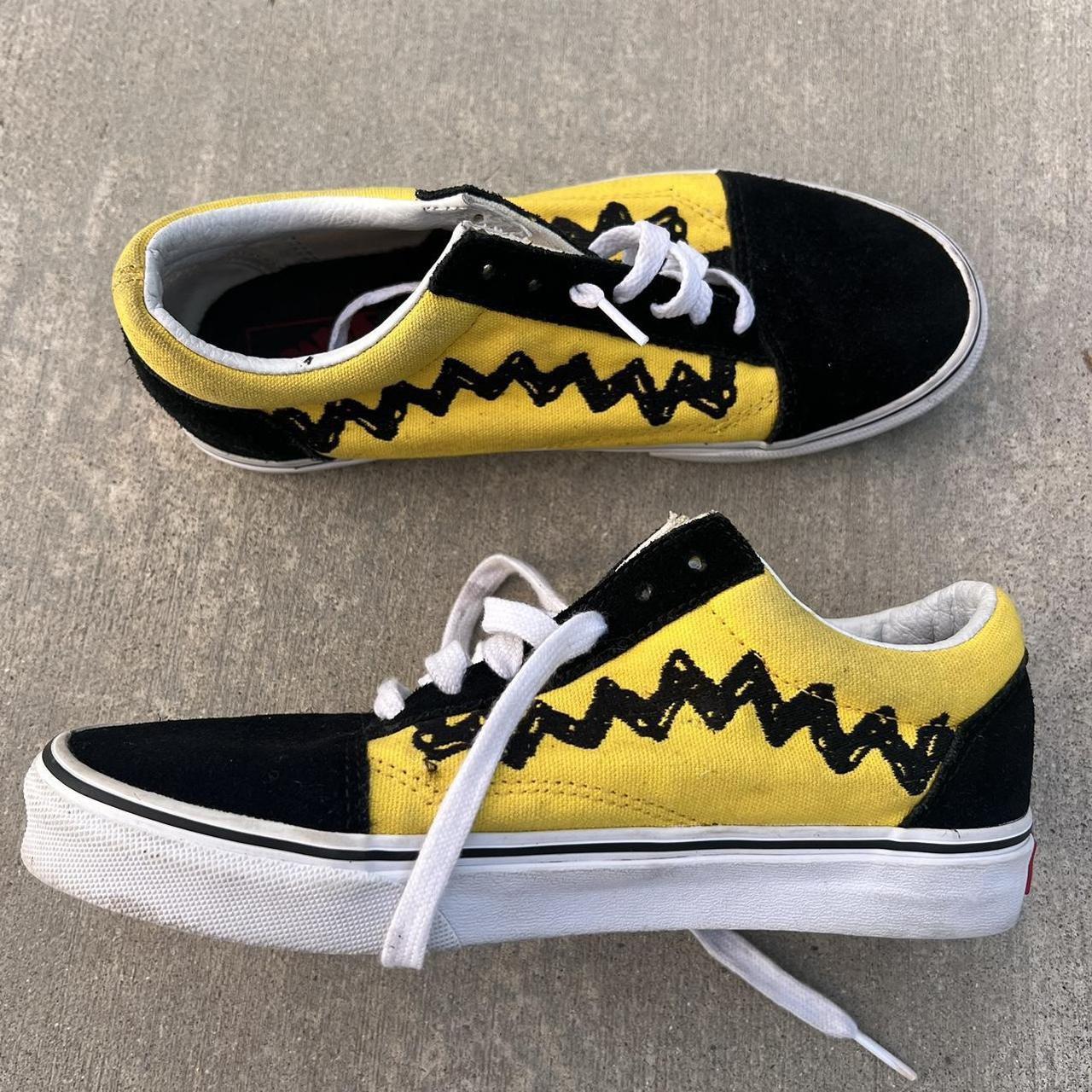 2017 Peanuts Charlie Brown Good Grief Vans Size 7. Depop