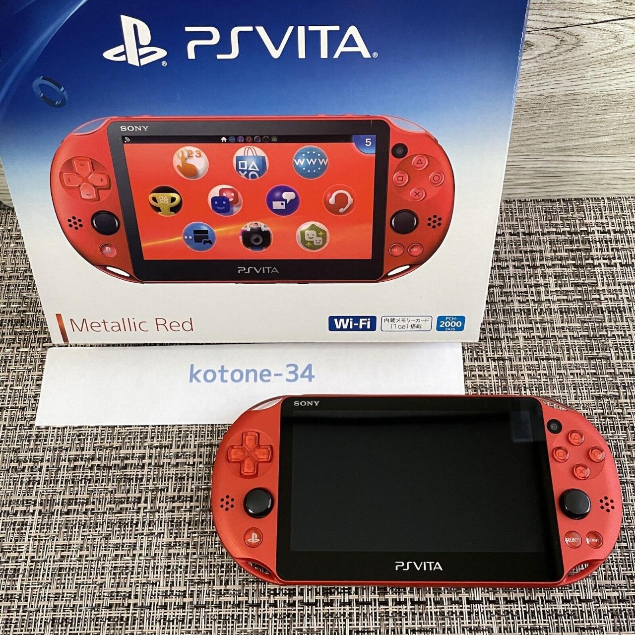 Sony PlayStation Vita PCH 2000 SaGa Scarlet Grace... - Depop