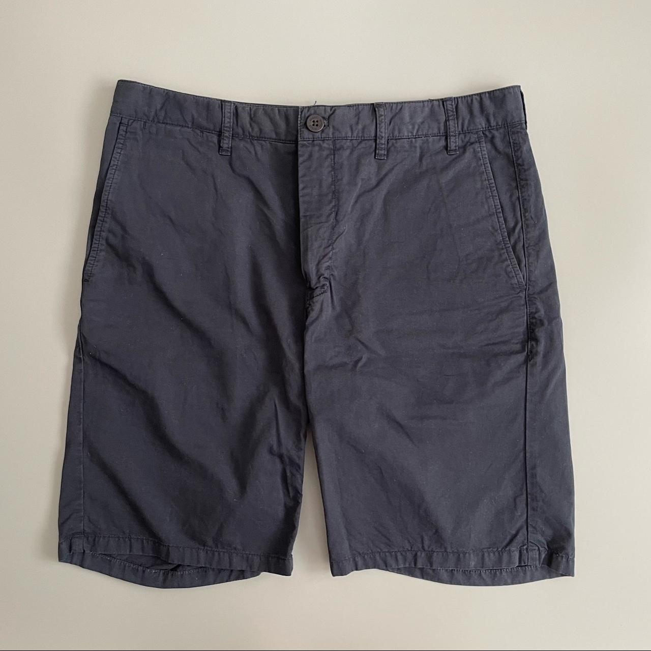 Norse Projects Men's Navy Shorts | Depop