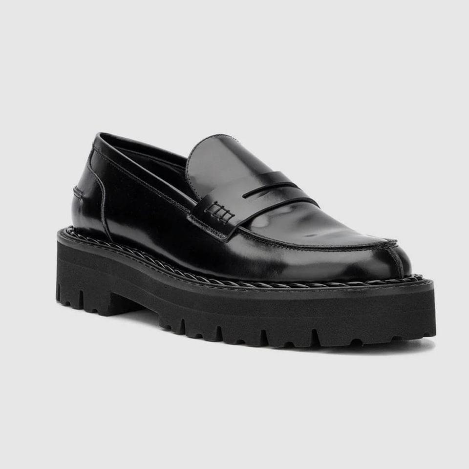 Aquatalia Stile Black Loafers Size 6.5 Retail Depop