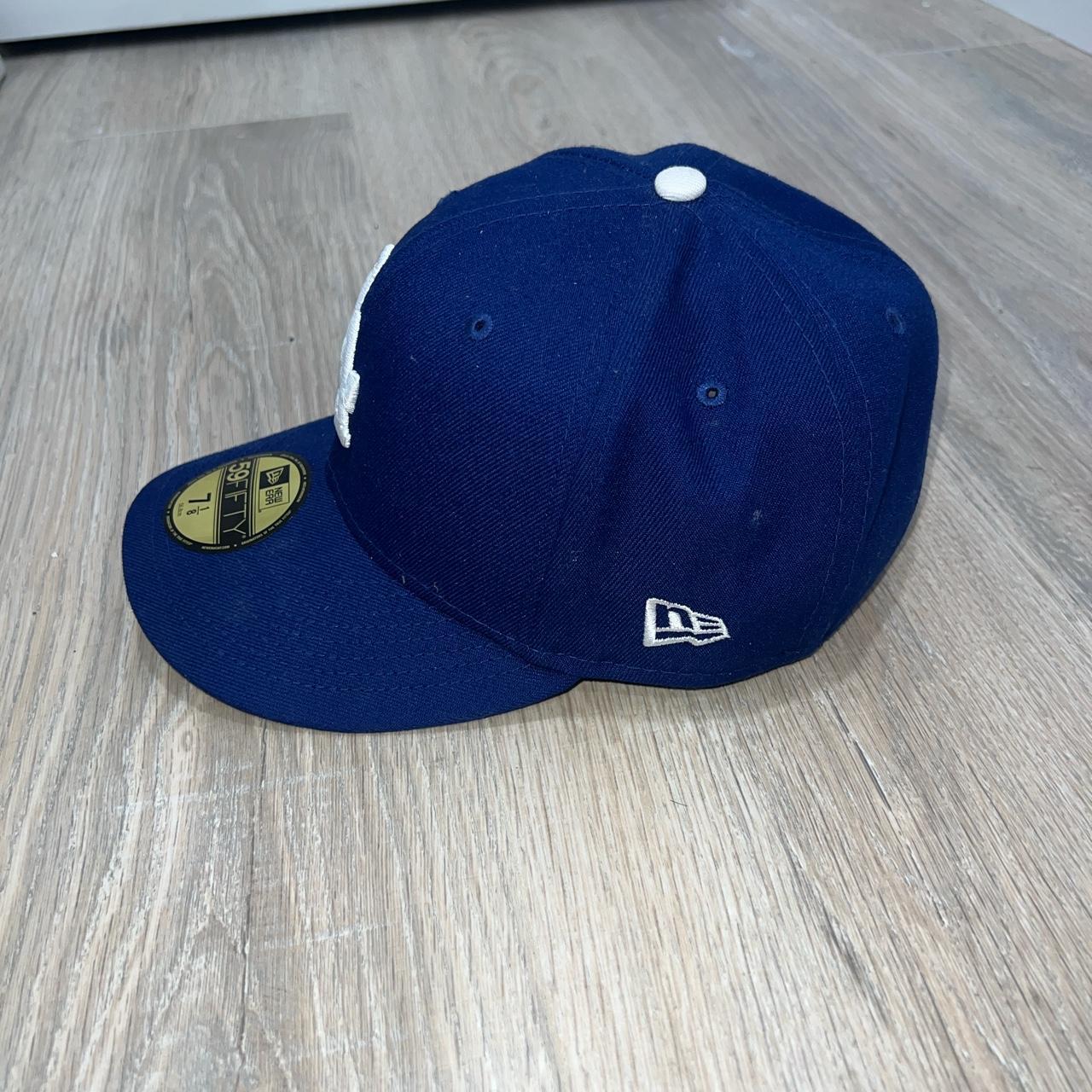 Blue LA Dodgers Mexico Flag Fitted Size : 7 1/4 Grey - Depop