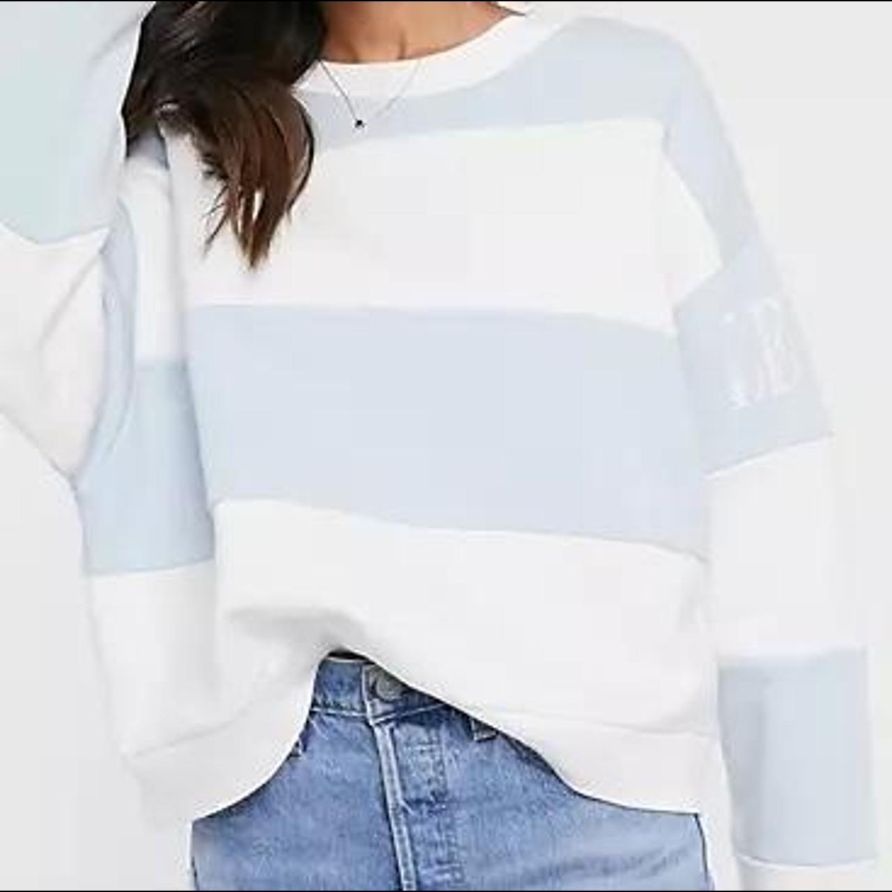 Levi's diana best sale striped crewneck sweatshirt