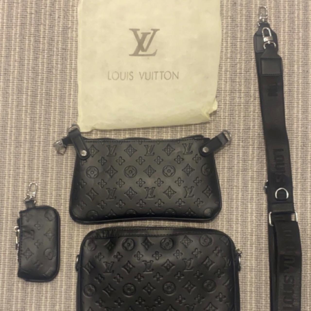 LV trio messenger bag comes with all attachments... - Depop