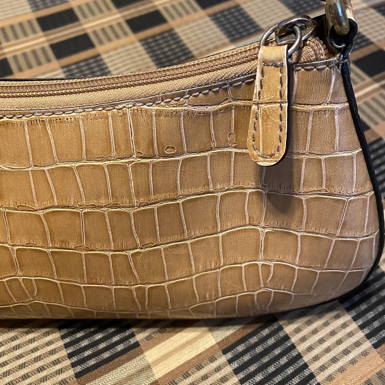 Faux crocodile clearance bag