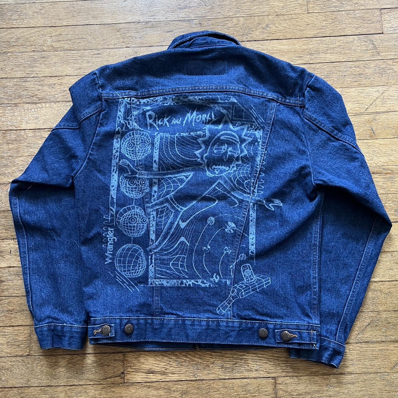 Wrangler x Rick n Morty Denim Jacket - Depop