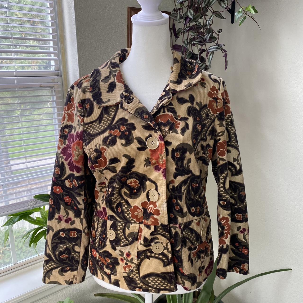 Women's Jacket - Multi/Brown - S – Fun pattern ar… - image 1