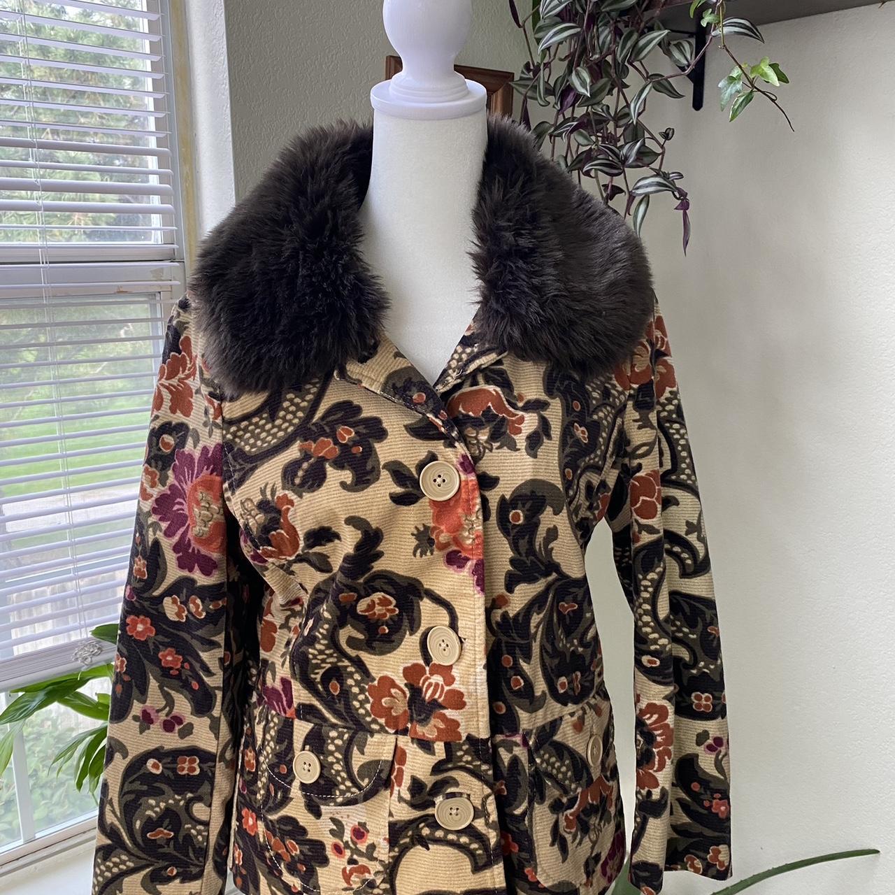 Women's Jacket - Multi/Brown - S – Fun pattern ar… - image 4