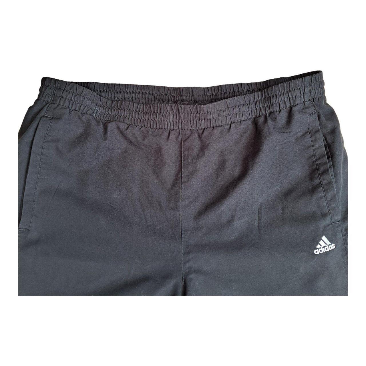 Vintage 2004 Lined Black Adidas Shorts Mens Large... - Depop