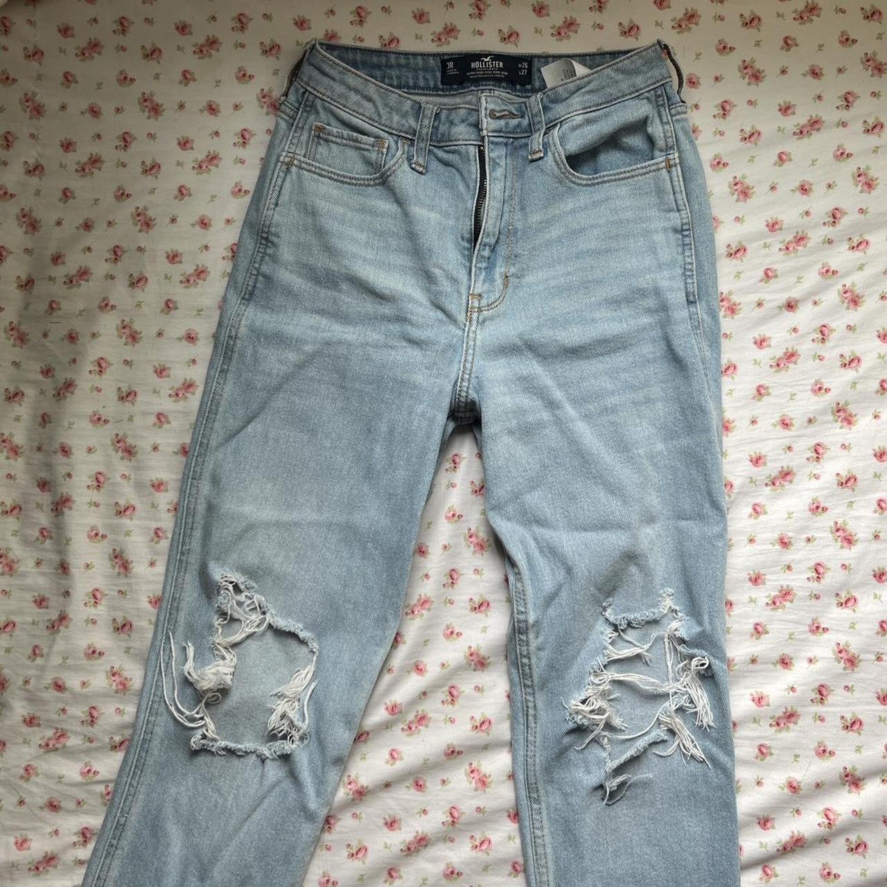 Hollister best sale embroidered jeans